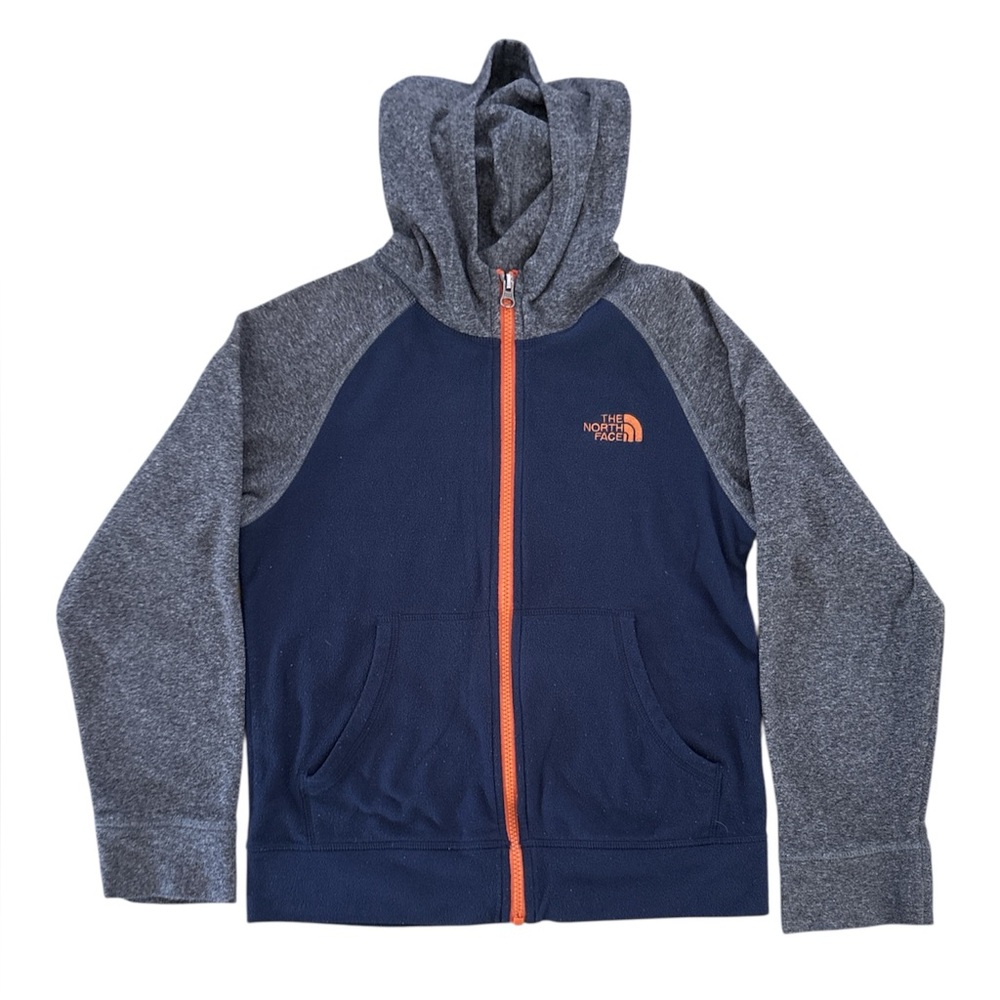 The North Face Navy and Gray Zip-up jacket